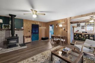 Riverfront Cabin Wood Stove Fire Pit & Grill - Springfield - 2