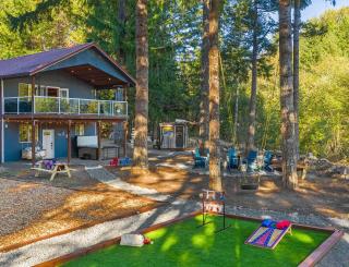 River Retreat w/hot tub, beach, game room - Packwood - 9