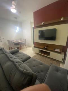 Apartamento com AR Condicionado, Condomínio aconchegante com piscina 2 Qts - Serra - 0