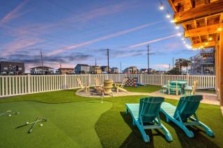 Heated Bamboo Pool + Spa | Swinging Daybed & Golf - Galveston - 9