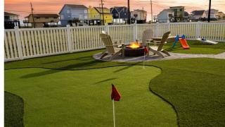 Heated Bamboo Pool + Spa | Swinging Daybed & Golf - Galveston - 6