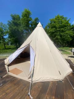 Les Pichies, Le Tipi d'Adri, Logement insolite - Saint-Léger-sur-Vouzance - 9