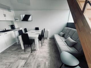 Studio neuf avec mezzanine plage 1min à pied - 9