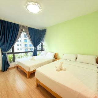 Cozy 2B2R 6pax Condo Forest City C5-1907 - 5