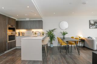 Portico Residences - Spacious 1-bed apartment in Nine Elms with Pool - Londra - 9