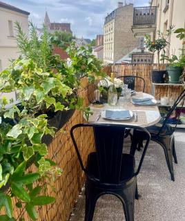 Joli 2p terrasse à Saint Ouen touchant Paris, tout confort free WIFI - Saint-Ouen - 3