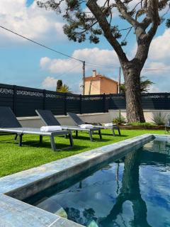 Villa neuve tout confort, Rooftop vue mer, plages et port à pieds - Bandol - 6