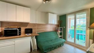 Nice 2-room apartment in residence, pool, parking, air conditioning, WiFi - 0