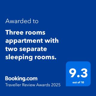 Three rooms appartment with two separate sleeping rooms. - Batoemi - 9