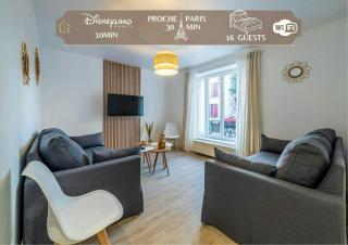 The Comte House - 16 Guests Near Disney - Villeneuve-le-Comte - 0