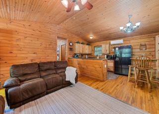 Cozy Stream True Log Cabin w/ Hot Tub Near SMNP - Maggie Valley - 7