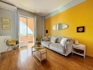 Grand Palais - 2 couchages - Studio - Vue Mer - Vallauris - 9