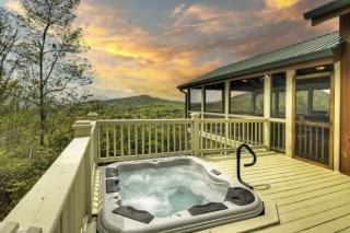 Fireside Bluff - Relax around the fire with lush views - Mineral Bluff - 0