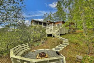 Fireside Bluff - Relax around the fire with lush views - Mineral Bluff - 8
