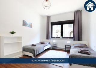 RtR Gelsenkirchen - Bis zu 8 Personen - Voll ausgestattet - Modern - Garten - SMART TV - WIFI - 6