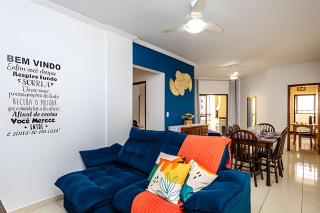 Vila Tupi-Praia Grande , 100 metros da praia, 2 quartos ,sendo uma suíte, Piscina , varanda com churrasqueira, garagem , Wi-Fi - Praia Grande - 9