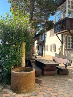 Exklusives Haus, ruhig gelegen im Innenhof, zentral, lichtdurchflutet Zustellbett,Babybett bei Bedarf - Karlsruhe - 0