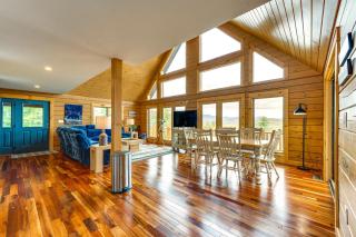 Mtn-View Deck Scenic Conway Log Cabin! - Conway - 8