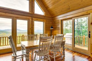 Mtn-View Deck Scenic Conway Log Cabin! - Conway - 4