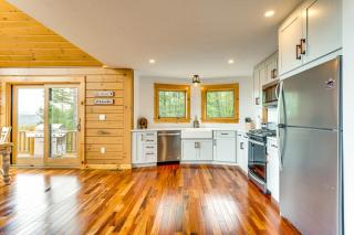 Mtn-View Deck Scenic Conway Log Cabin! - Conway - 2