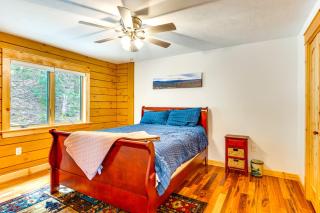 Mtn-View Deck Scenic Conway Log Cabin! - Conway - 1