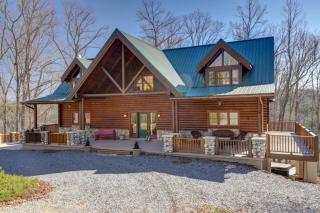 Firepit Smores by Starlight Jetted Bath Soaks Cookouts with the Whole Family - Cowboy Lodge - Mineral Bluff - 6