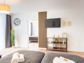 ImmoStay Waterfront Apartments - Balkon über Bremen & Parking - 1