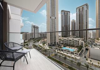 Lux 1BR Apartment with Amazing view in Palace Residences Creek Harbor - Dubái - 6