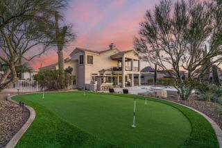 Pinnacle Perfection by Porter Heated Pool Spa w Outdoor Putting Green - Scottsdale - 7