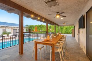 Pool Sports Court Game Garage Fire Pit Olivano Ranch by AvantStay - Palm Desert - 5