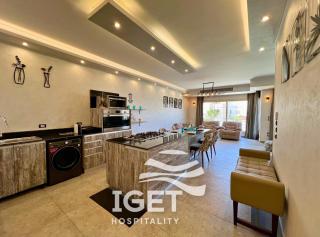upper chalet with roof in hacienda bay جنيور شاليه فى هاسيندا باى بروف exh5 - El Alamein - 5