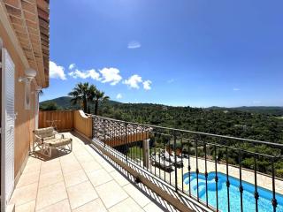 Villa Caprice pour 8 personnes avec piscine privée et splendide vue mer, à La Londe-Les-Maures - La Londe-les-Maures - 9