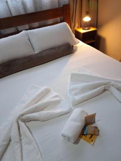 Flat Completo perto da Praia e do Centro, Roupas de Cama e Banho - 0