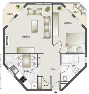 Ferienwohnung Residenz Rosengrund E3 - Büsum - 0