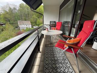 Wohnung mit Weitblick, 50 qm, überdachter Balkon - Schmallenberg - 3