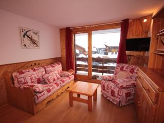 Studio cabine lumineux avec balcon et vue, 4 pers, TV, Wi-Fi, Les Saisies - FR-1-293-142 - 0