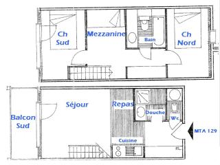 Les Saisies, Apt 3 pièces/mezzanine, 2 SDB, 8 pers - FR-1-293-58 - Les Saisies - 3