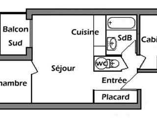 Charmant 3 pièces avec balcon, TV, lave-linge, animaux tolérés - Les Saisies - FR-1-293-126 - Les Saisies - 1