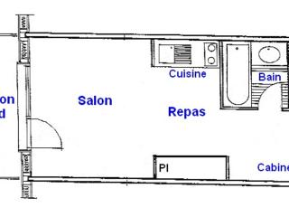 Les Saisies - Studio-Cabine avec balcon sud et casier à skis - FR-1-293-157 - Les Saisies - 3