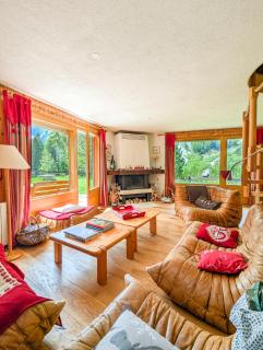 Chalet privé avec vue panoramique, terrasse et jardin - La Fouly - 0