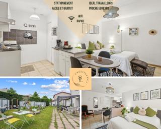 Studio garden and serenity, near Eurexpo and GroupamaStadium - Saint-Priest - 0