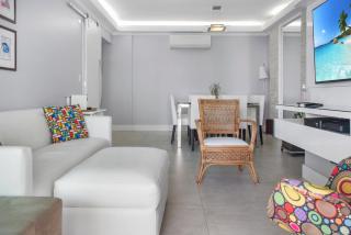 2 Suites with Gourmet Balcony Barbecue Beach - Guarujá - 9