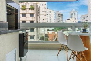2 Suites with Gourmet Balcony Barbecue Beach - Guarujá - 7