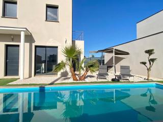 Villa climatisée pour 8 personnes avec piscine privée - Sérignan - 5