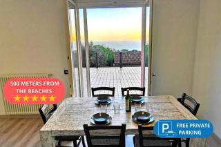 Between Sky and Sea - Panoramic Terrace with Sea View and Shared Pool, 500m from the Beaches - Imperia - 0