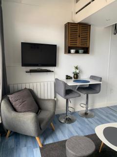 Blue, studio avec vue mer et matelas en mezzanine - Courseulles-sur-Mer - 9