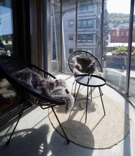 Nyoppusset leilighet med utsikt og takterrasse - Bergen - 7