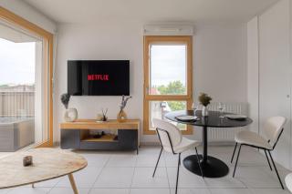 Cosy et Design proche Groupama Stadium - Villeurbanne - 4