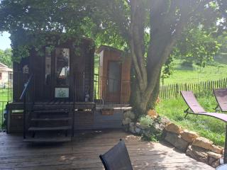 Roulotte champêtre à la ferme - 7