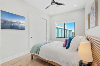 Salty Serenity Villa - New Luxe Escape with Hot Tub Spa & Rocket Views - Walk to Beach - Cocoa Beach - 3